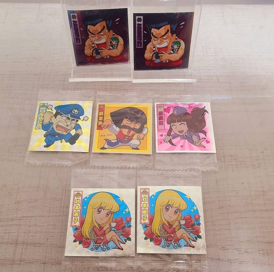 こち亀ウエハースシール ホルダー付きまとめ売り こち亀ウエハースシール ホルダー付きまとめ売り こち亀シール
